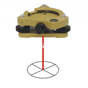 Đế máy rọi tâm máy toàn đạc gồm 2 loại: đế máy rọi tâm laser và đế máy rọi tâm quang học