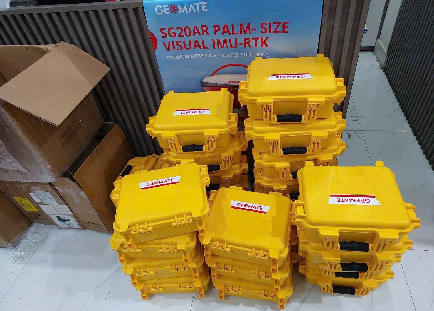 Trọn bộ bàn giao Full Base + Rover Geomate bao gồm những gì?