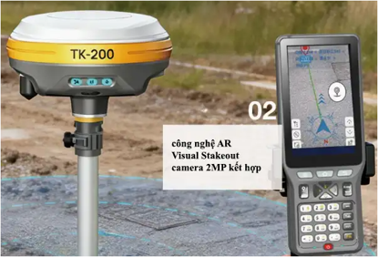 Máy GPS RTK Toptech TK 200 Camera