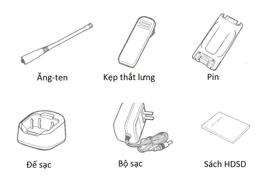 hướng dẫn lắp đặt và sử dụng máy bộ đàm cầm tay