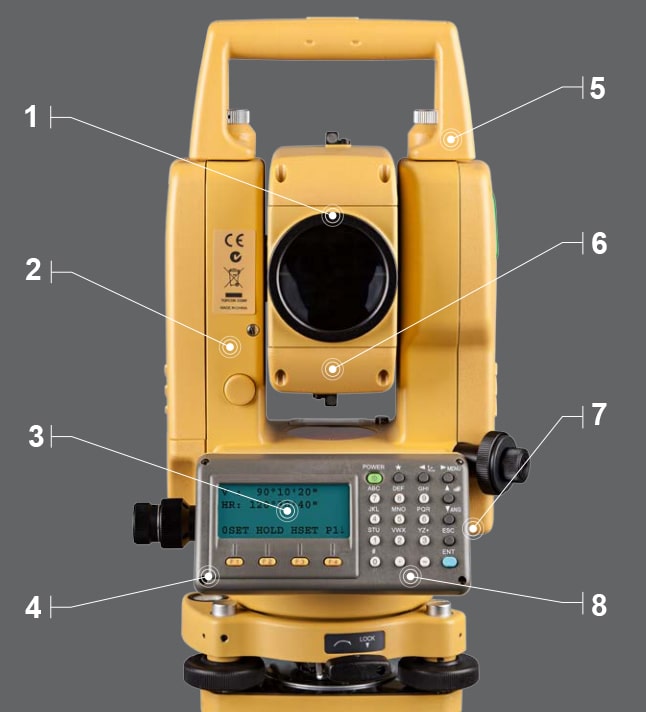 Máy toàn đạc Topcon GTS 255 giá rẻ, chất lượng tại Địa Long