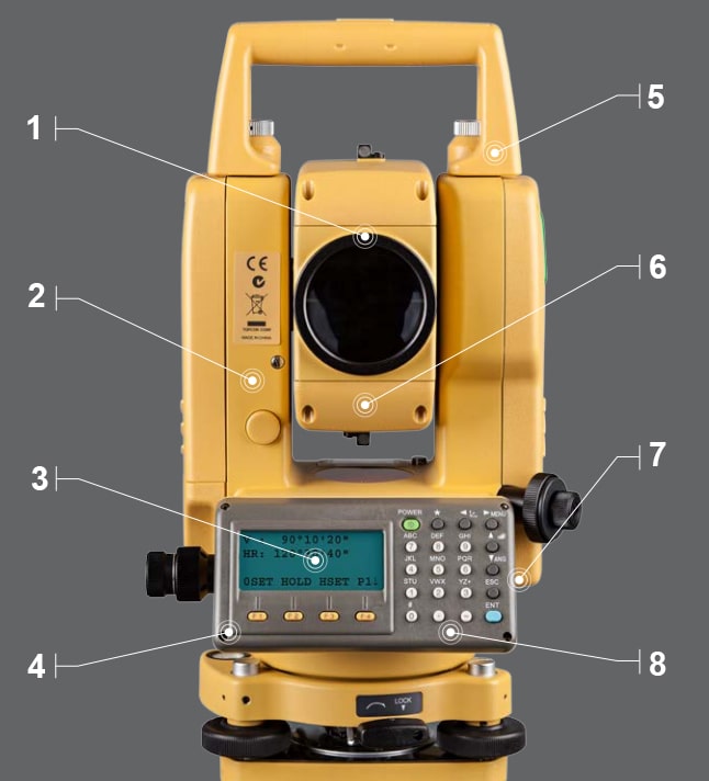  Máy toàn đạc Topcon GTS 255 giá rẻ, chất lượng tại Địa Long