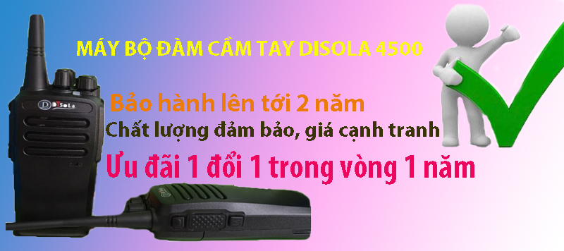 Máy bộ đàm cầm tay disola 4500