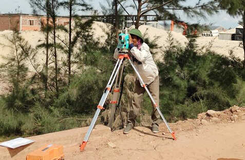 ứng dụng đo máy toàn đạc điện tử dtm 322