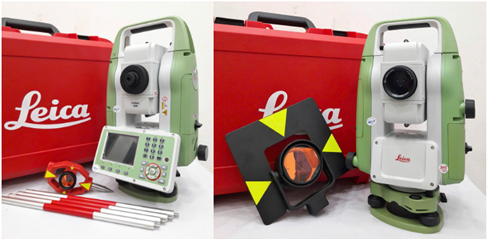 LEICA TS03 đo không gương có chính xác không