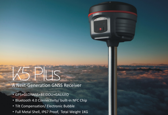 máy định vị gps 2 tần số rtk k5 plus