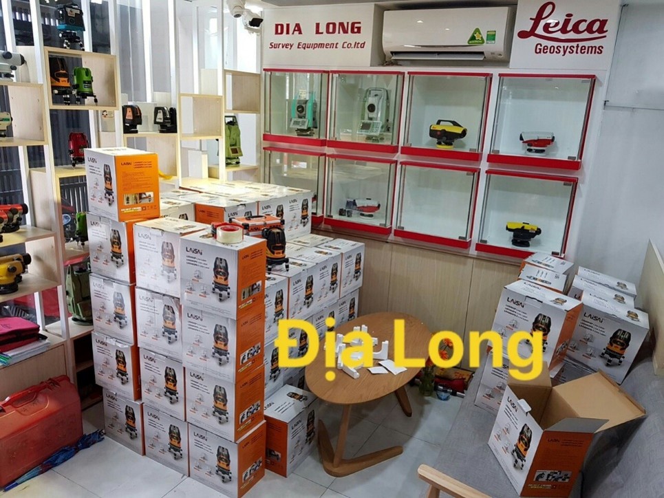 Giải pháp laser dùng ngoài trời : Máy cân bằng laser Laisai tia xanh – Vua trắc địa công trường