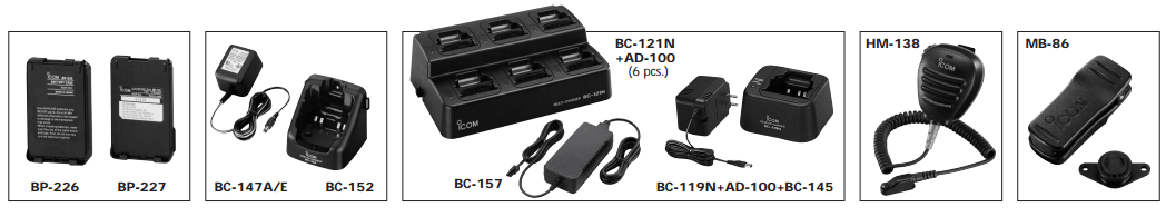 trọn bộ máy bộ đàm chống cháy nổ icom ic m88